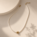 Collar Perla Corazón